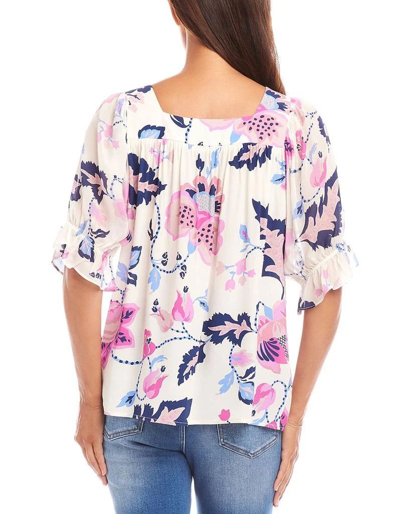 Karen Kane Petite Contrast Square Neck Top 4
