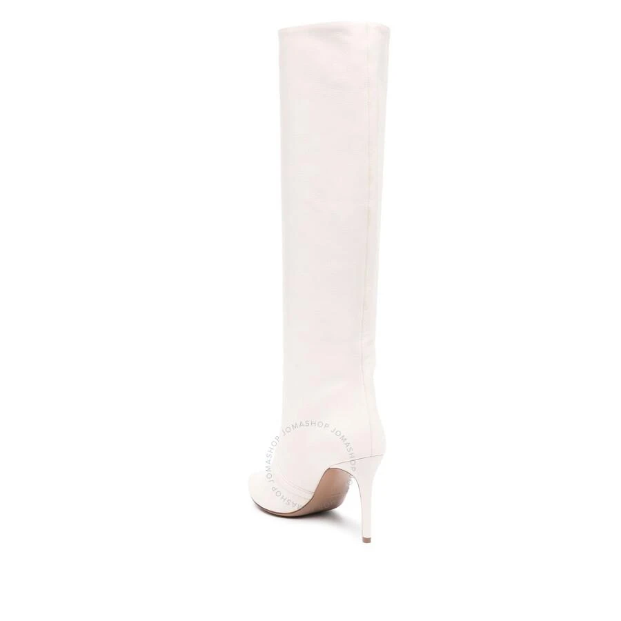 Paris Texas Ladies White Stiletto 85mm Leather Boots 3