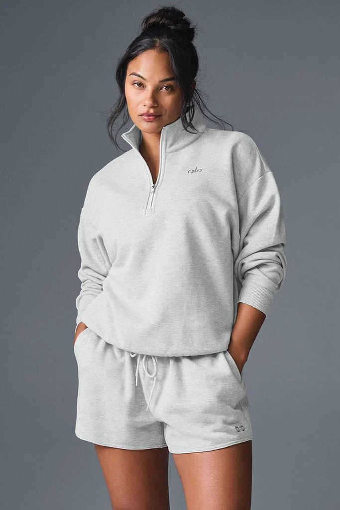 Alo Accolade 1/4 Zip Pullover - Winter Ivy 9