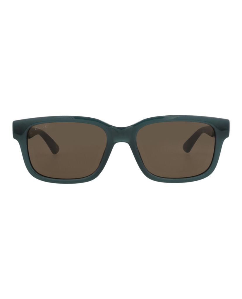 Gucci Square-Frame Injection Sunglasses