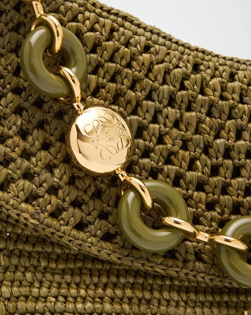 Loewe x Paula’s Ibiza  Ola Small Shoulder Bag in Raffia and Leather 5