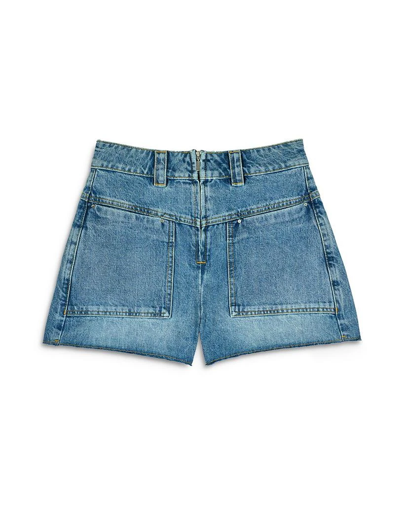 ba&sh David Denim Shorts in Light Used Blue 6