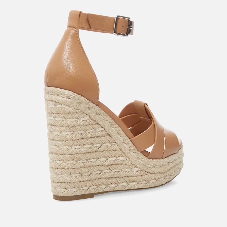 Steve Madden STEVE MADDEN SIVIAN LEATHER WEDGED SANDALS 2