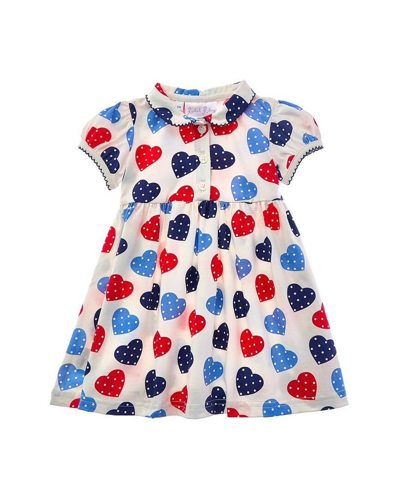 Rachel Riley Scatter Heart Jersey Dress