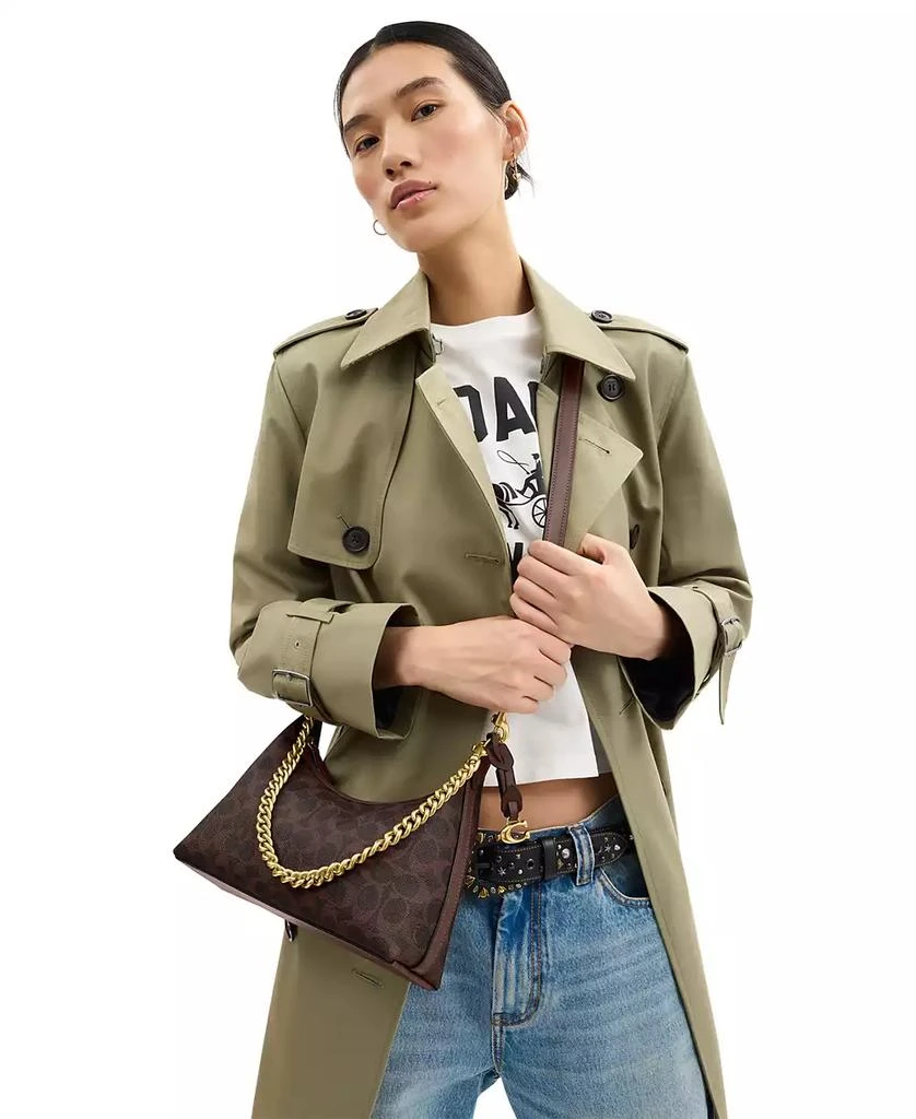 Coach Juliet Signature Canvas Shoulder Bag 7