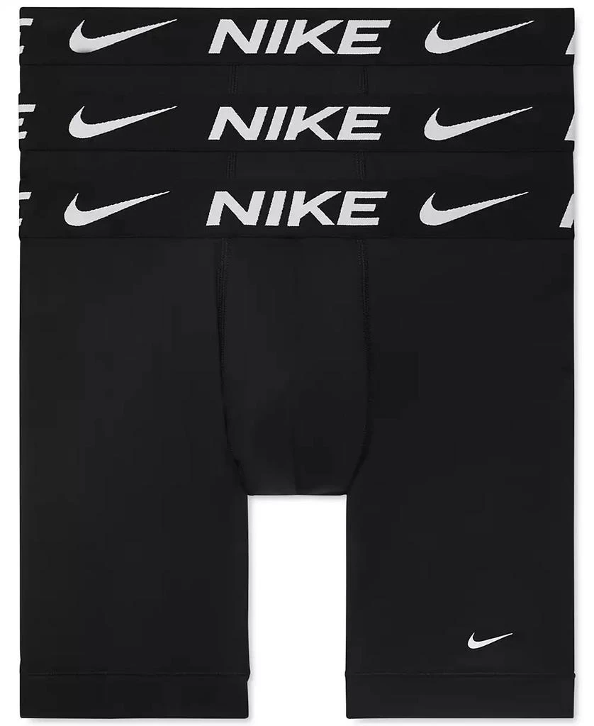 NIKE Men's 3-Pack Dri-FIT Essential Micro Long Boxer Briefs 1