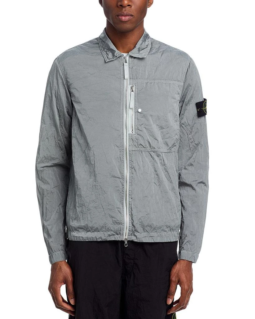 Stone Island Pearl Gray Overshirt 3