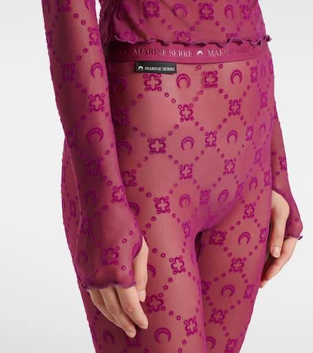MARINE SERRE Moonagram mesh top 5