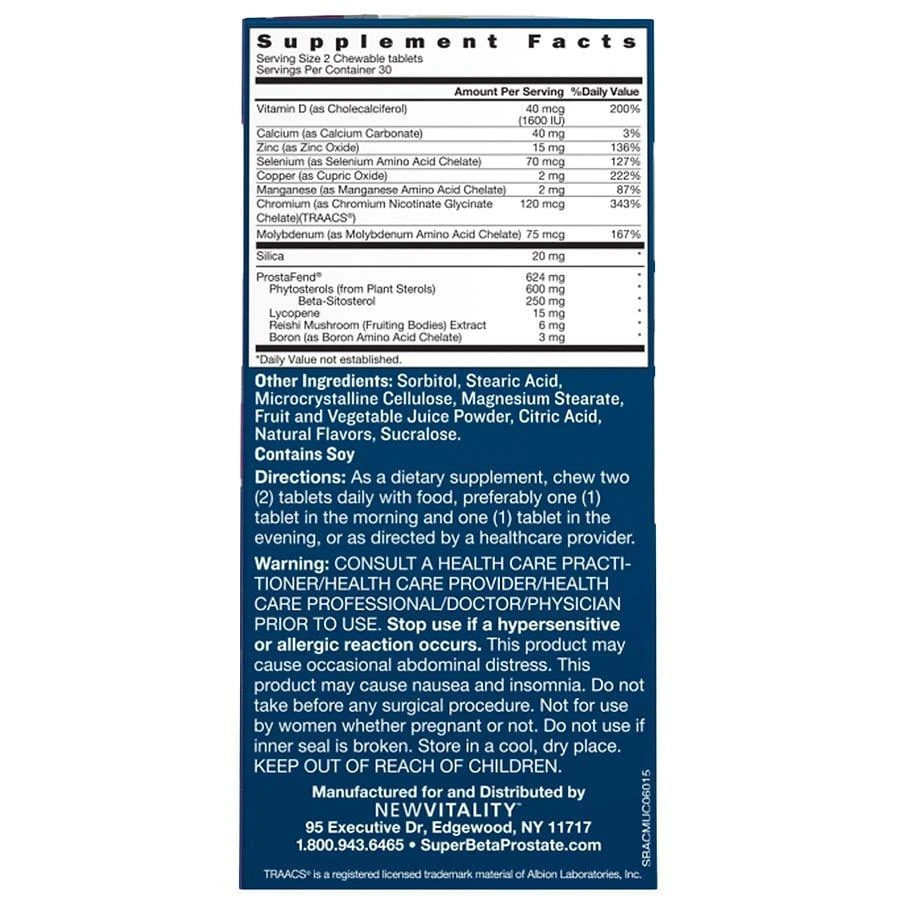 New Vitality Super Beta Prostate Advanced - Chewables 4