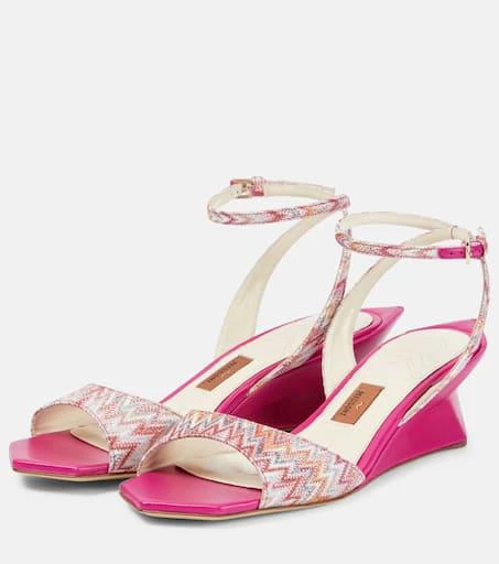 Missoni Zig Zag wedge sandals 5