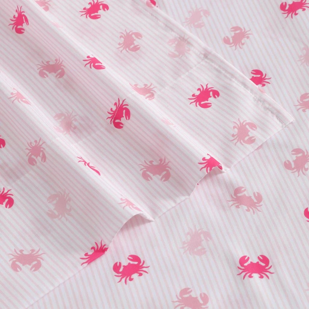 Nautica Axton Crab Pink Full Sheet Set 3