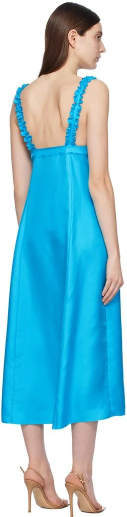 Saks Potts Blue Henriette Midi Dress 3