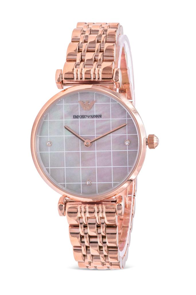 Armani Emporio  Rose Gold-Tone Ladies Watch