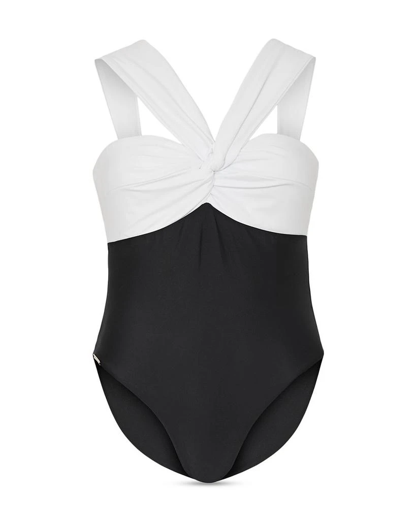 Milly Betsy Color Block One Piece Swimsuit 6