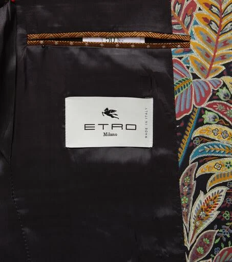 ETRO Roma printed wool-blend blazer 7