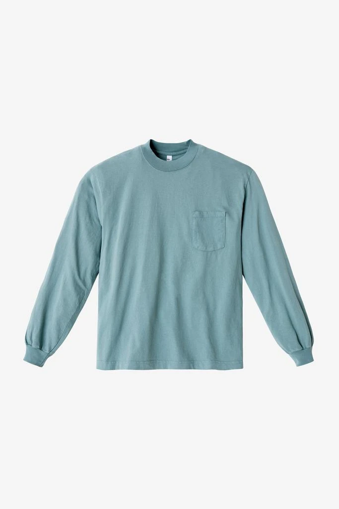 Los Angeles Apparel 1810GD - Long Sleeve Garment Dye Pocket T-Shirt 34