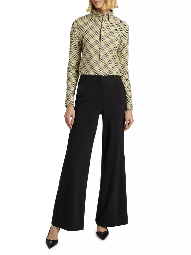 Burberry Check Cotton Twill Button-Down Shirt 2