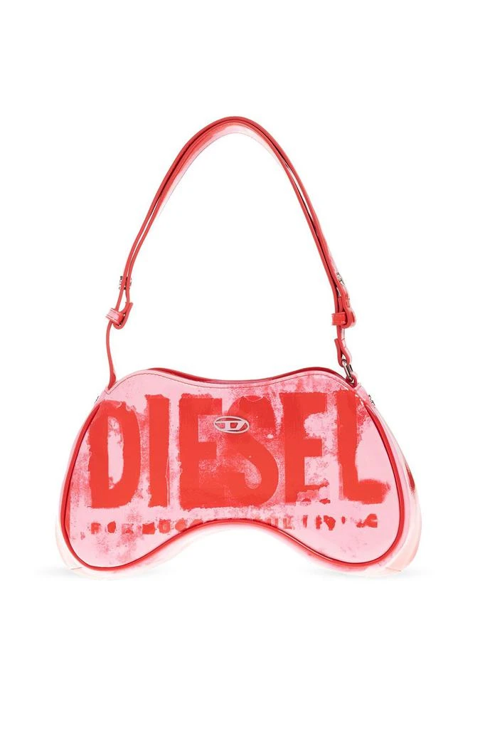 Diesel Diesel Play Photograph-Print Logo Plaque Shoulder Bag 1