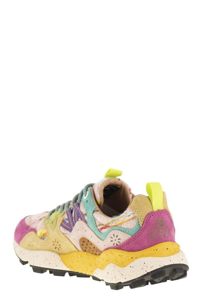 Flower Mountain Flower Mountain Yamano 3 - Sneakers In Suede And Technical Fabric 3