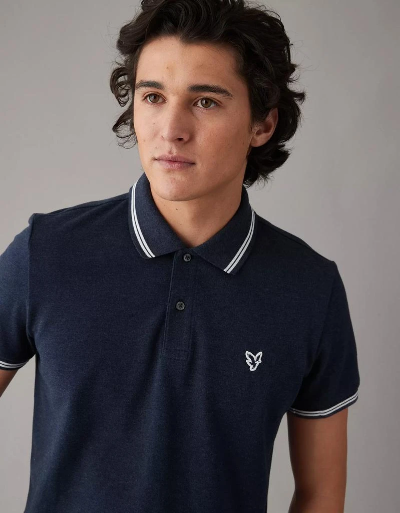 AE AE Lived-In Slim Fit Pique Polo Shirt 5