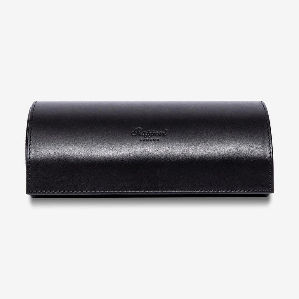 Rapport Rapport Hyde Park Black Leather Three Watch Roll D281 6