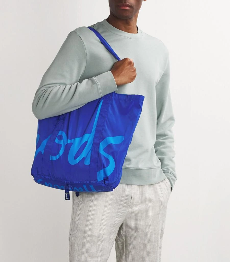 Harrods Logo Pocket Shopper Bag 4
