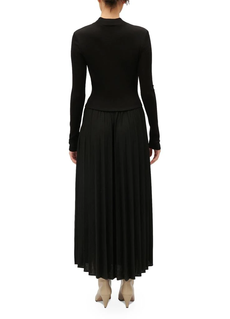 CLAUDIE PIERLOT Twist pleated knitted dress 6