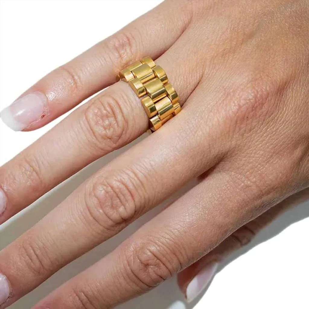 OMG BLINGS Omg Blings - Women
s Watch Band Ring 2