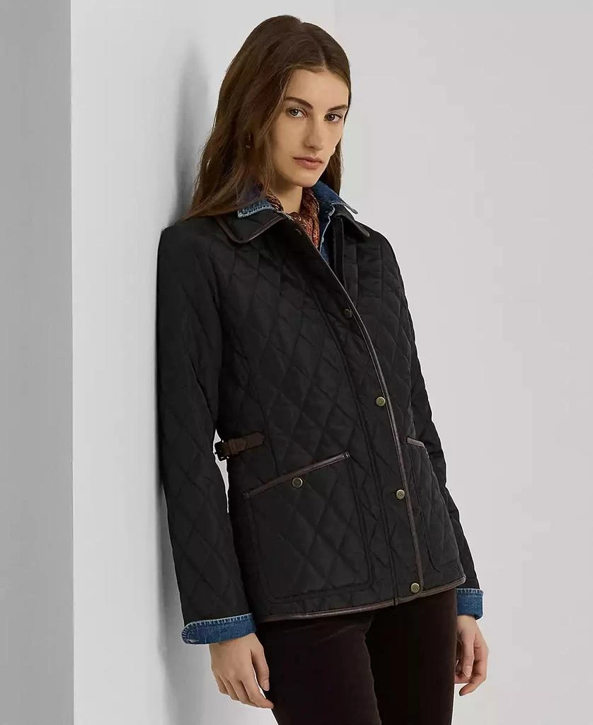 Ralph Lauren Women's Quilted Velboa-Lined Coat 1