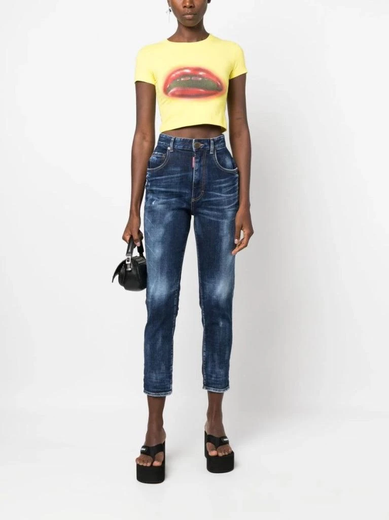 DSQUARED2 Faded Wash Denim Trousers 2
