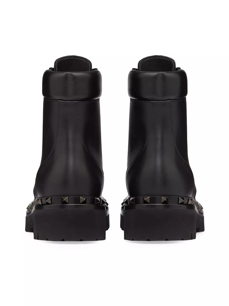 Valentino Rockstud Calfskin Combat Boots 50MM 3