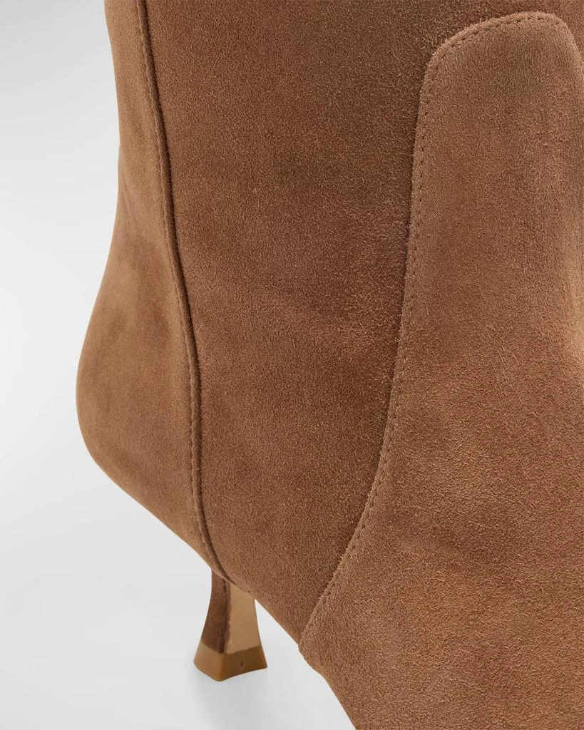 Stuart Weitzman Naomi Suede Kitten Tall Boots 6