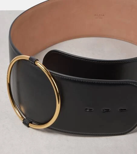 Alaïa Ring leather belt 3