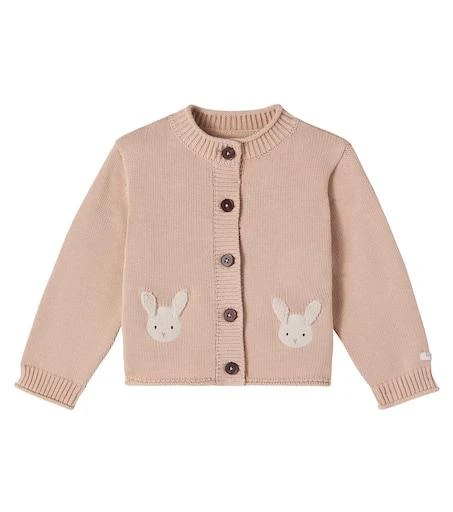 Donsje Baby Danta embroidered cotton cardigan