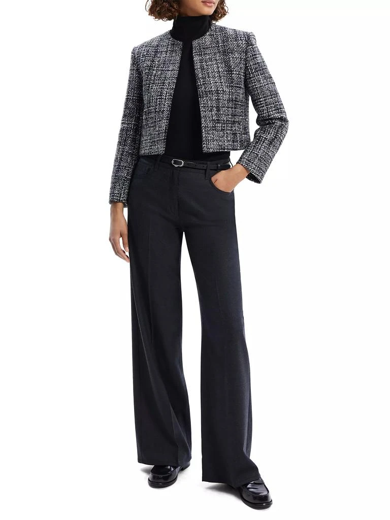 Theory Wool-Blend Tweed Crop Jacket 2