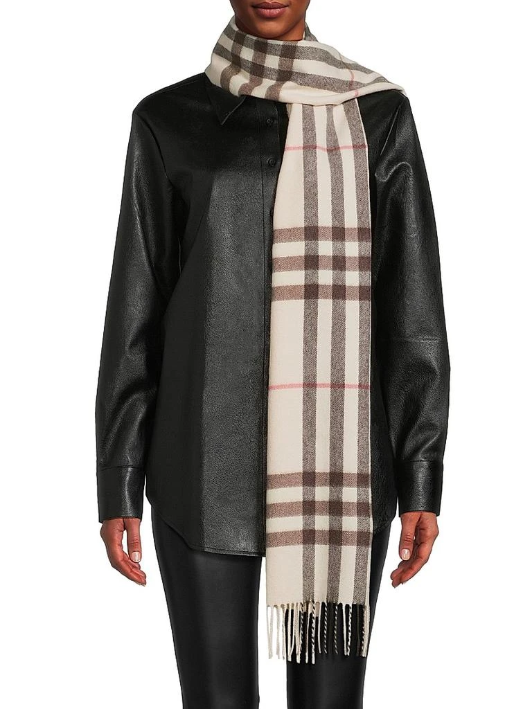 Burberry Giant Check Cashmere Scarf 1