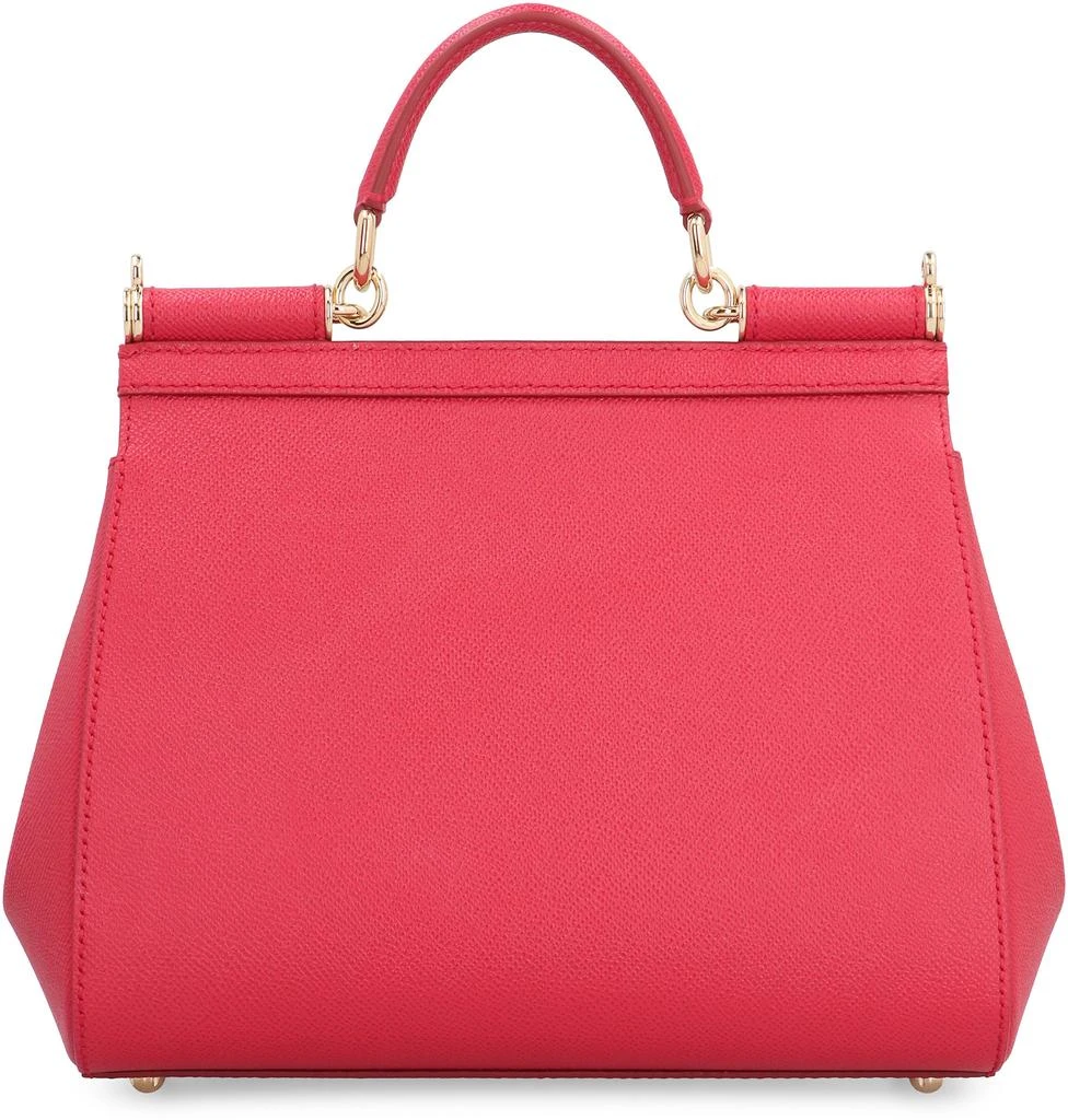 Dolce & Gabbana SICILY GRANDE LEATHER HANDBAG 4