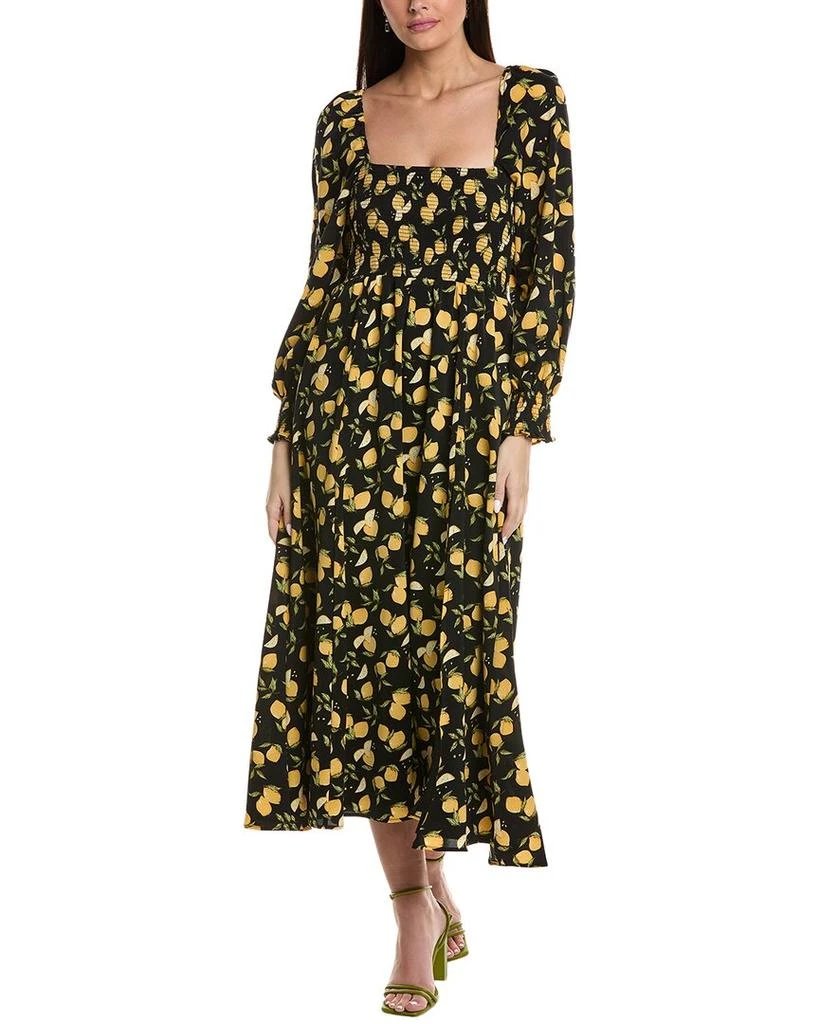 OPT o.p.t. Classic Smocked Maxi Dress 1