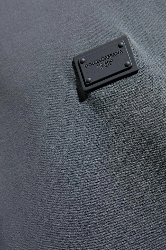 Dolce 
Gabbana Dolce 
Gabbana Logo Plaque Long-Sleeved Sweatshirt 4