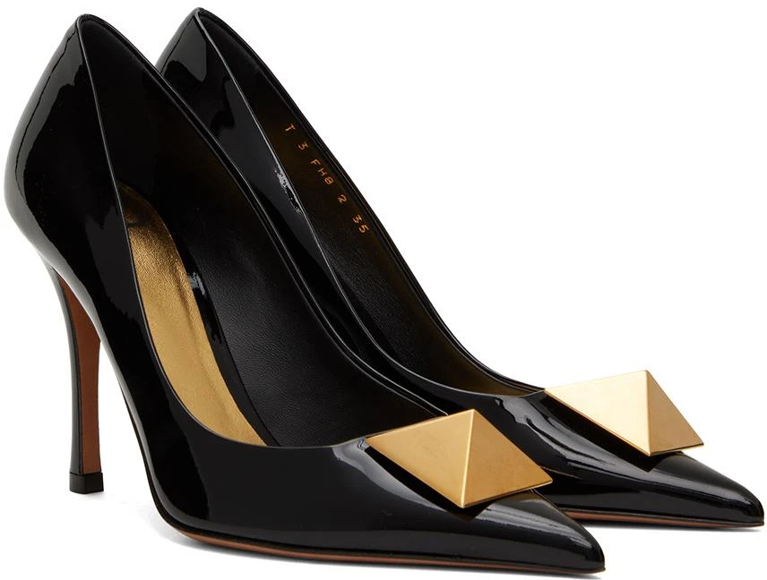 Valentino Black One Stud 100 Pumps 4