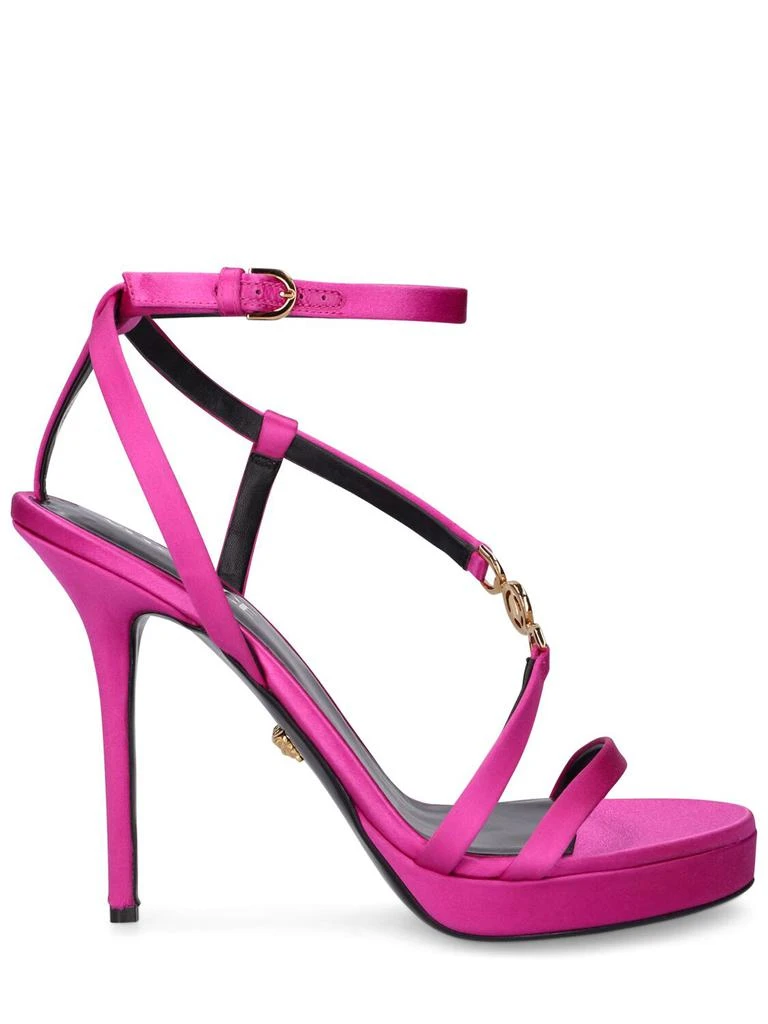 Versace 115mm Satin High Heel Sandals 1