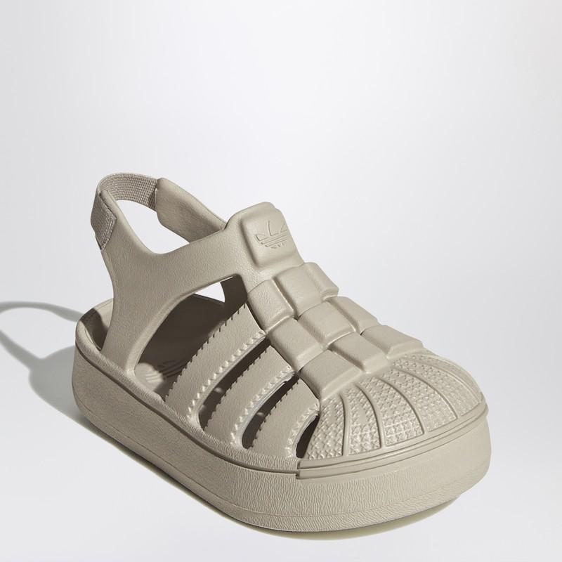 Adidas Beige Superstar sandals