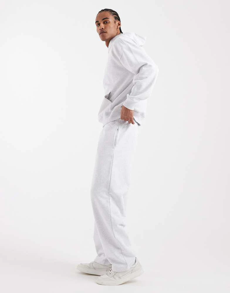 Only 
Sons ONLY 
SONS premium 400gsm heavyweight loose fit jogger co-ord in light grey 2