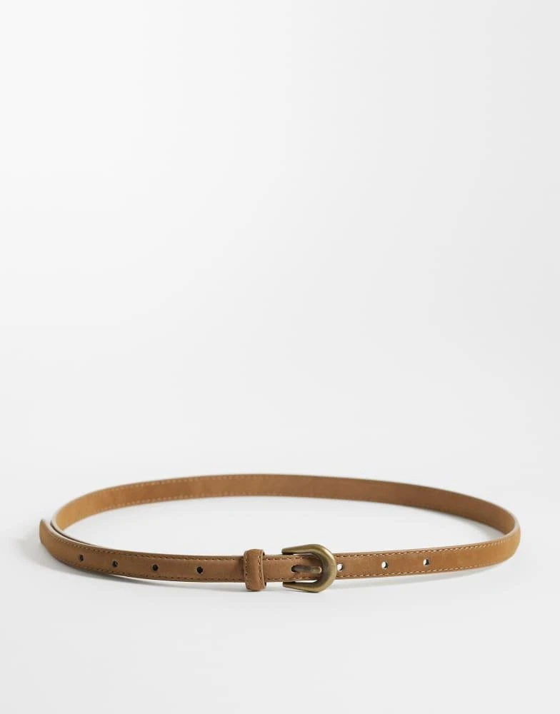 ASOS ASOS DESIGN side pocket hip belt in chocolate
