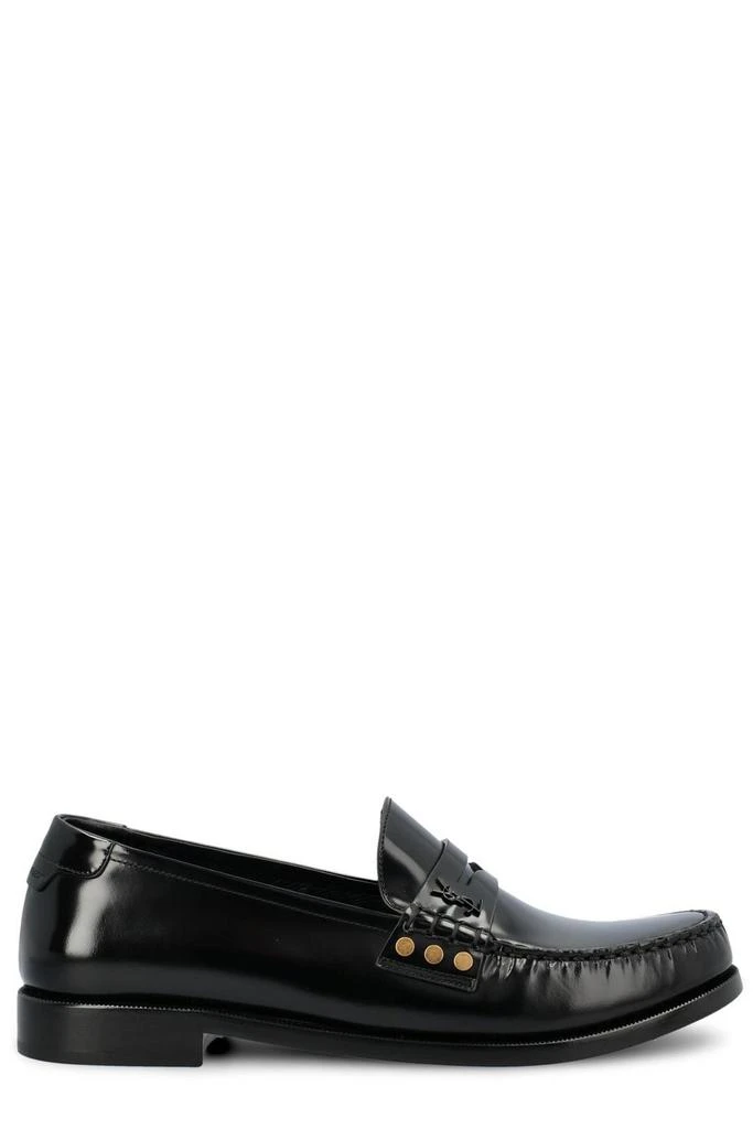 Yves Saint Laurent Saint Laurent Almond Toe Slip-On Loafers 1