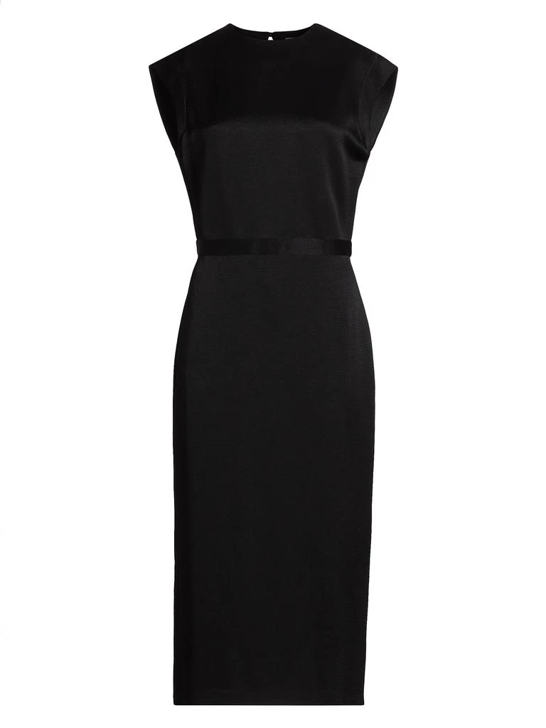 Derek Lam Cantini Cap-Sleeve Midi-Dress 6