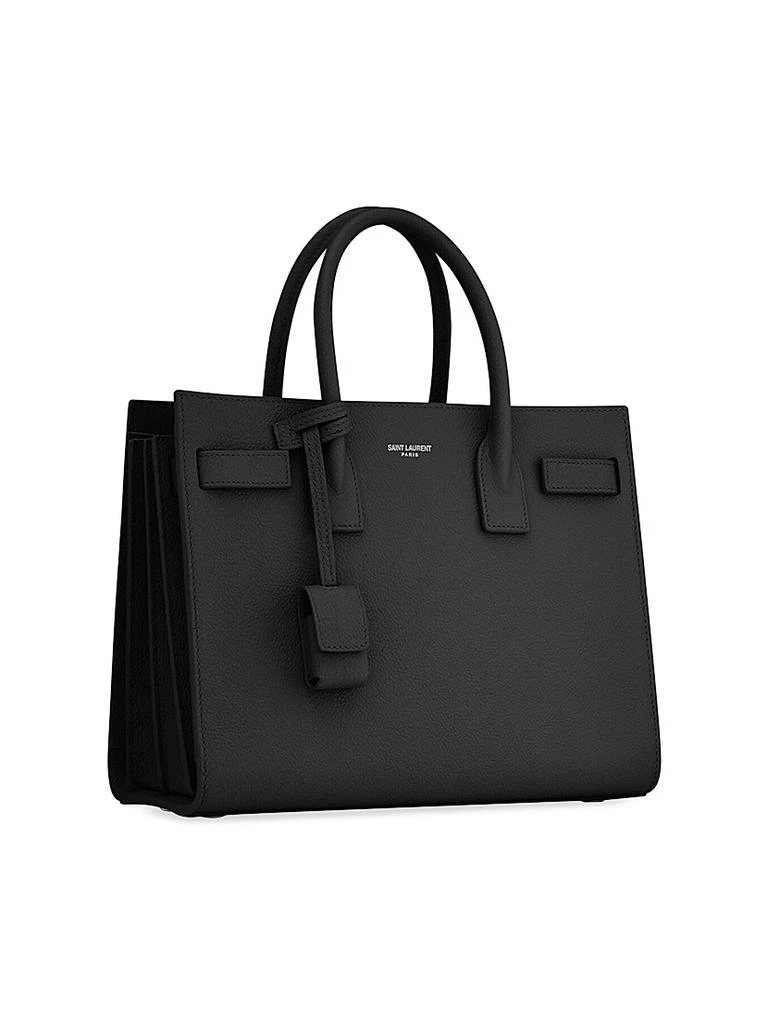 Yves Saint Laurent Sac De Jour Baby Top Handle Bag  In Grained Leather 6