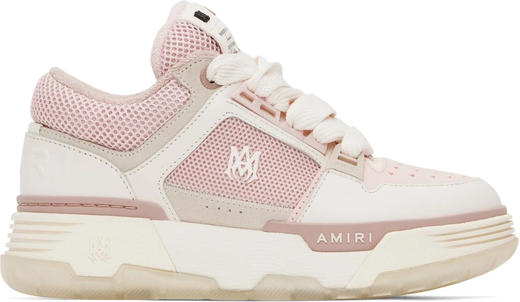 AMIRI White & Pink MA-1 Sneakers 1