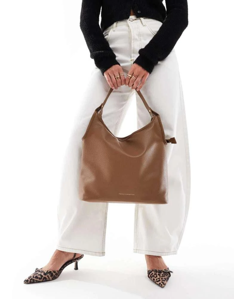 French Connection French Connection slouchy shopper bag in mocha 4