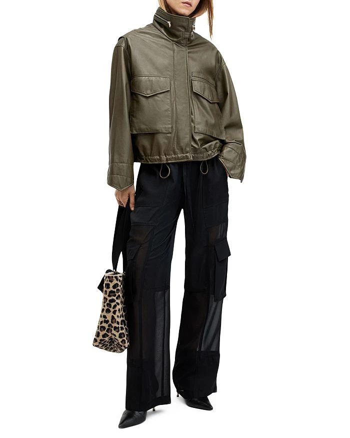ALL SAINTS Clay Leather Jacket 2